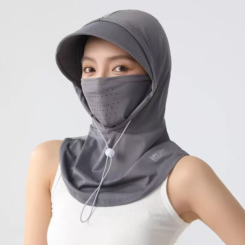 Sunscreen Face Mask With Hood Full-face UV Protection - RALO COLLECTION STUDIO