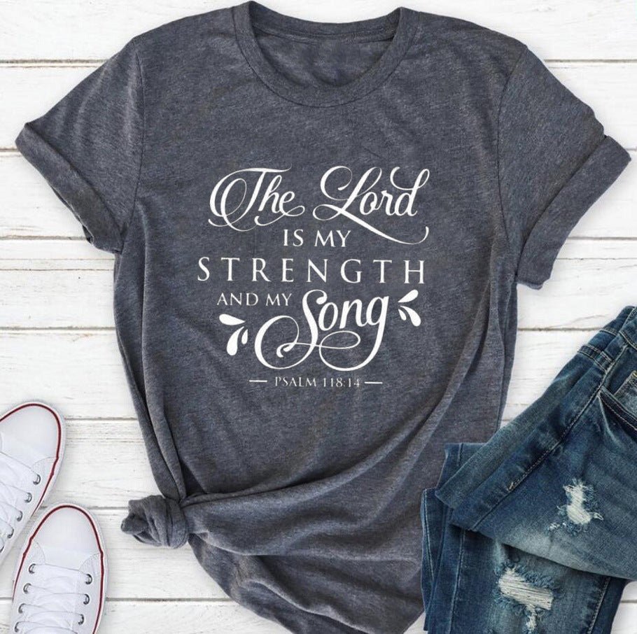 T-Shirt Women Fashion Retro Funny Jesus T-Shirt Faith Slogan Art Top - RALO COLLECTION STUDIO