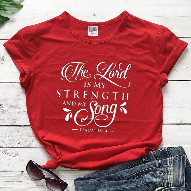 T-Shirt Women Fashion Retro Funny Jesus T-Shirt Faith Slogan Art Top - RALO COLLECTION STUDIO
