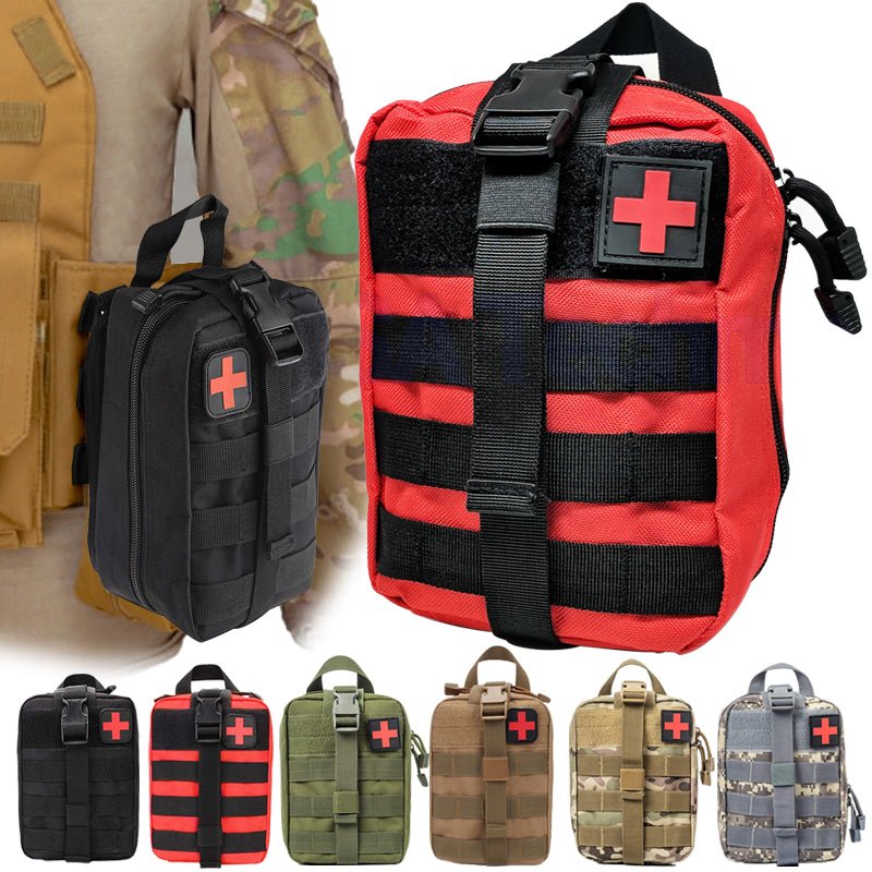 Tactical First Aid Kit Waist Bag Emergency Travel Survival Rescue Handbag Waterproof Camping First Aid Pouch Patch Bag - RALO COLLECTION STUDIO