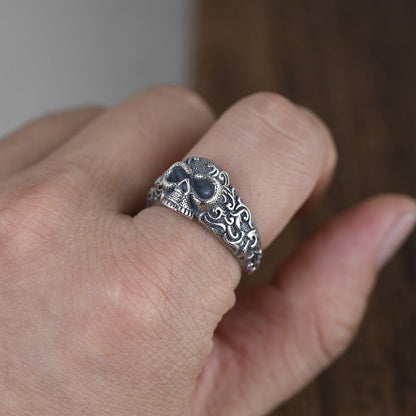 Thai silver craft men's ring skull silver ring - RALO COLLECTION STUDIO