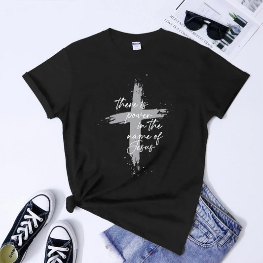There Is Power In The Name Of Jesus Shirt Unisex Short Sleev - RALO COLLECTION STUDIO