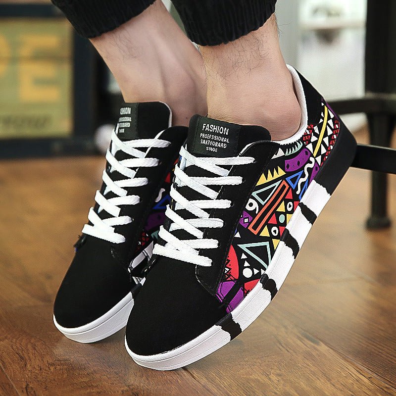 RALO Collection | Suede Stitching Casual Lace-Up Shoes For Men - RALO COLLECTION STUDIO