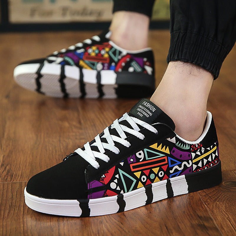 RALO Collection | Suede Stitching Casual Lace-Up Shoes For Men - RALO COLLECTION STUDIO