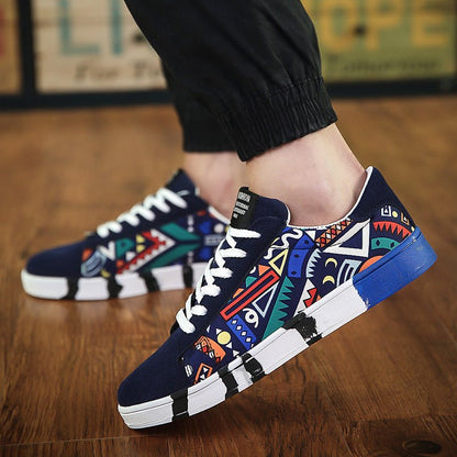 RALO Collection | Suede Stitching Casual Lace-Up Shoes For Men - RALO COLLECTION STUDIO
