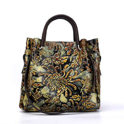 Ralo Sculpted Luxe Genuine Cowhide Messenger Bag - RALO COLLECTION STUDIO