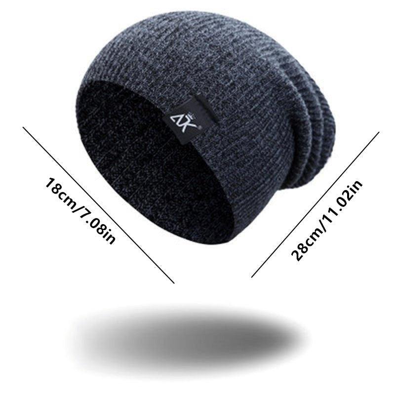 Unisex Fashionable Knitted Beanie, Winter Wool Elastic Hat For Outdoor Cycling, Camping, Travel Winter Beanie Hat Acrylic Knit Hats For Men Women - RALO COLLECTION STUDIO