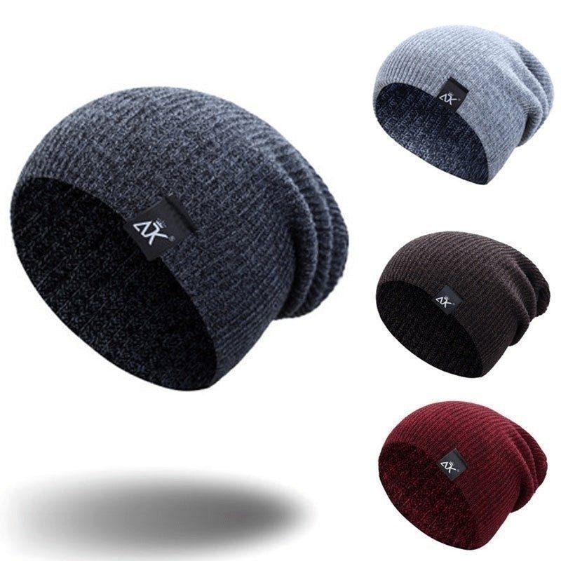 Unisex Fashionable Knitted Beanie, Winter Wool Elastic Hat For Outdoor Cycling, Camping, Travel Winter Beanie Hat Acrylic Knit Hats For Men Women - RALO COLLECTION STUDIO