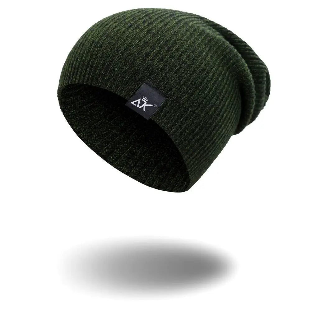 Unisex Fashionable Knitted Beanie, Winter Wool Elastic Hat For Outdoor Cycling, Camping, Travel Winter Beanie Hat Acrylic Knit Hats For Men Women - RALO COLLECTION STUDIO