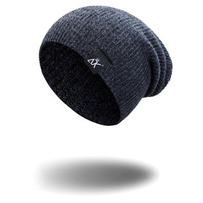 Unisex Fashionable Knitted Beanie, Winter Wool Elastic Hat For Outdoor Cycling, Camping, Travel Winter Beanie Hat Acrylic Knit Hats For Men Women - RALO COLLECTION STUDIO