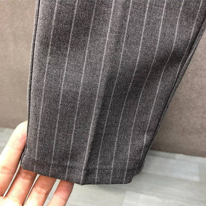 Versatile High-end Suit Pants Trendy Slim-fit Business Tapered Trousers - RALO COLLECTION STUDIO