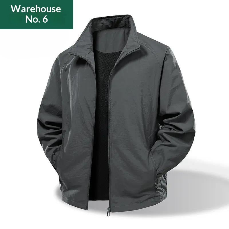 Versatile Loose-fit Stand-collar Jacket American-style Water-repellent - RALO COLLECTION STUDIO