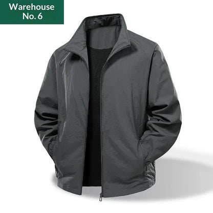 Versatile Loose-fit Stand-collar Jacket American-style Water-repellent - RALO COLLECTION STUDIO