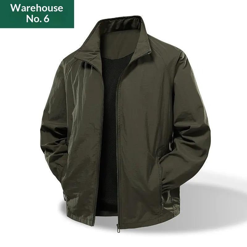Versatile Loose-fit Stand-collar Jacket American-style Water-repellent - RALO COLLECTION STUDIO