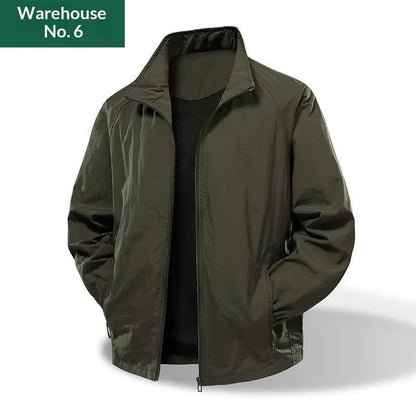 Versatile Loose-fit Stand-collar Jacket American-style Water-repellent - RALO COLLECTION STUDIO