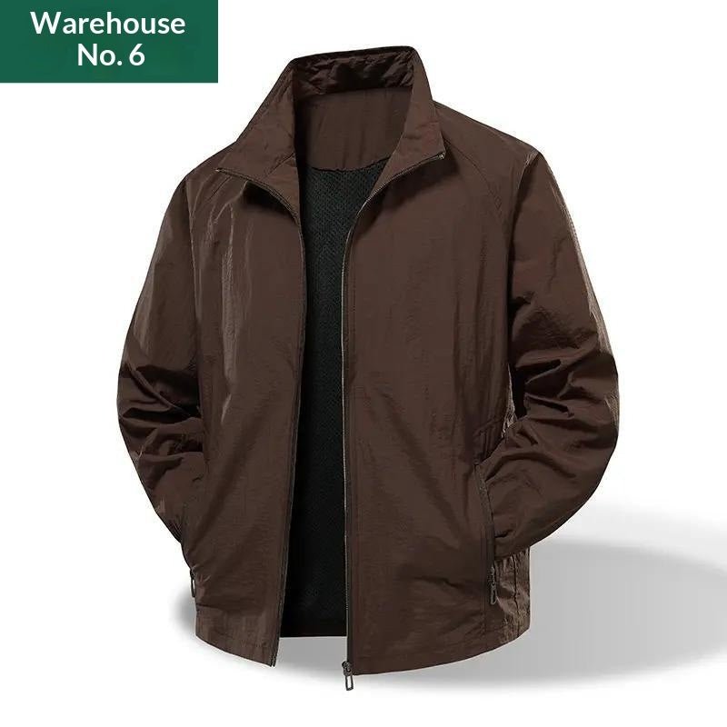 Versatile Loose-fit Stand-collar Jacket American-style Water-repellent - RALO COLLECTION STUDIO