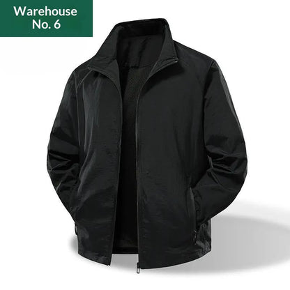 Versatile Loose-fit Stand-collar Jacket American-style Water-repellent - RALO COLLECTION STUDIO