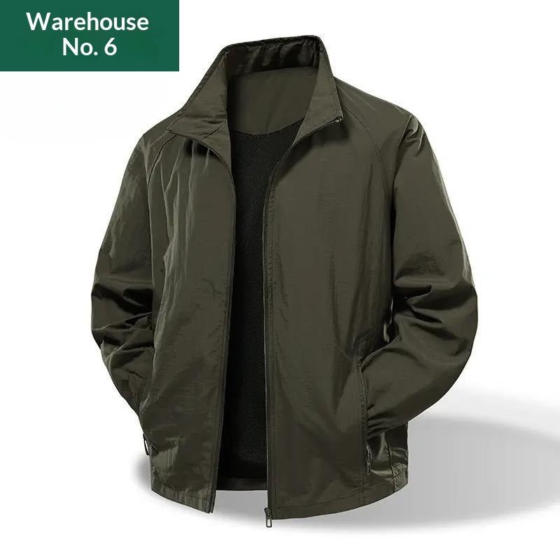 Versatile Loose-fit Stand-collar Jacket American-style Water-repellent - RALO COLLECTION STUDIO