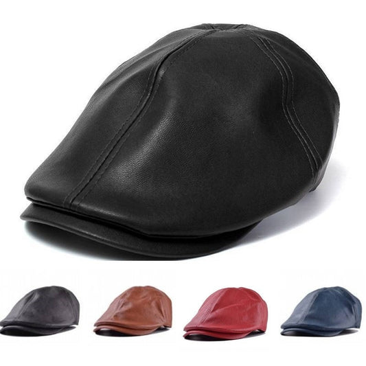 Vintage British Wind Leather Cap For Men And Women - RALO COLLECTION STUDIO