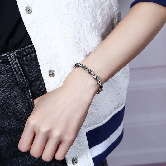 Vintage Vintage Trendy S925 Sterling Silver Bracelet For Men And Women - RALO COLLECTION STUDIO