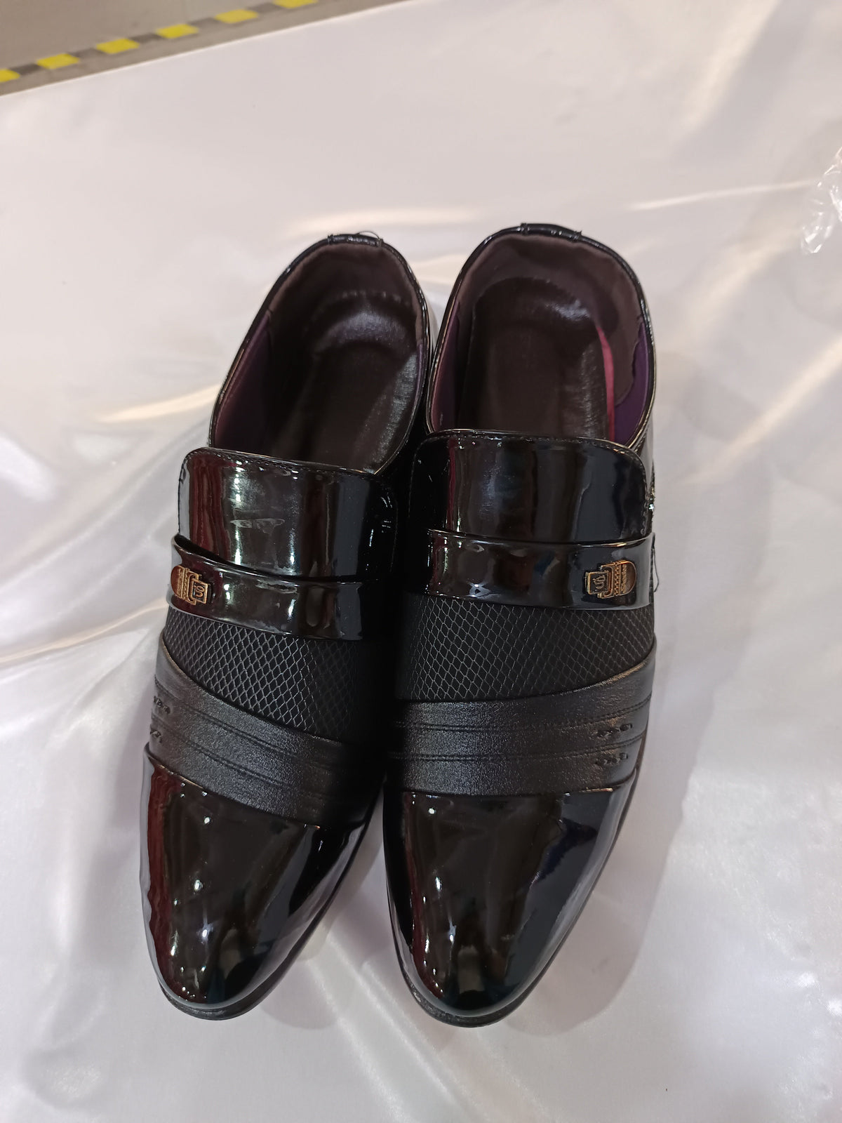 Wine Red Fashion Patchwork Leather Shoes For Men - RALO COLLECTION STUDIO