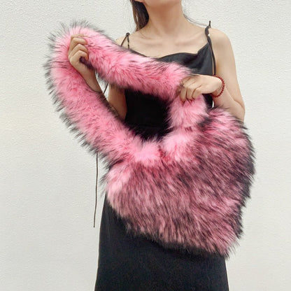 Ralo Cozy Heart Plush Winter Crossbody Bag - RALO COLLECTION STUDIO