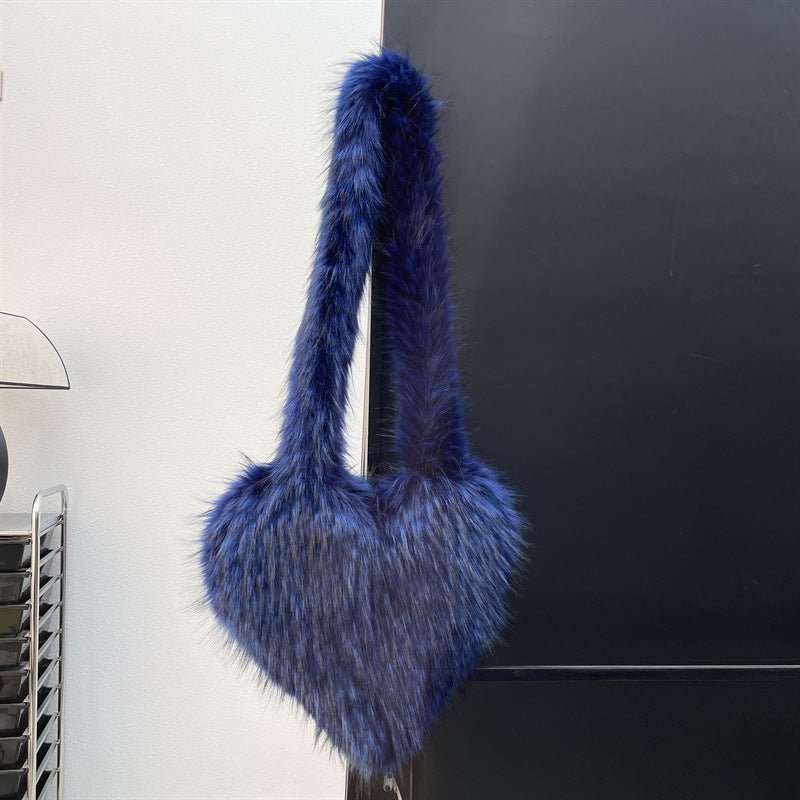 Ralo Cozy Heart Plush Winter Crossbody Bag - RALO COLLECTION STUDIO