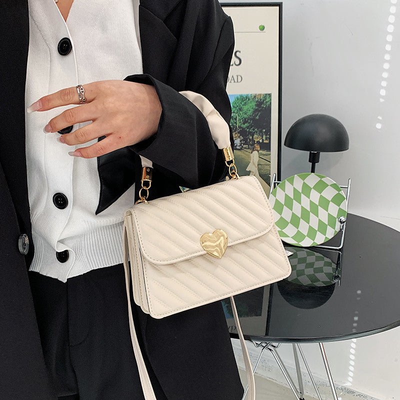 Ralo Love Metal Charm Chain Shoulder Bag - RALO COLLECTION STUDIO