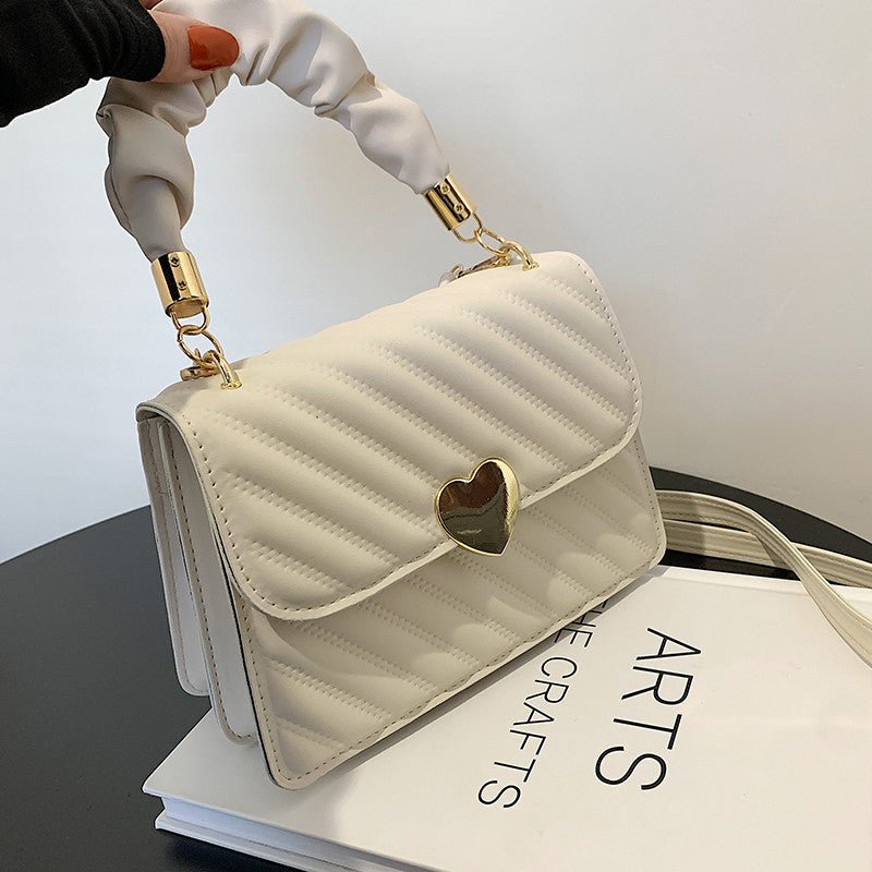 Ralo Love Metal Charm Chain Shoulder Bag - RALO COLLECTION STUDIO