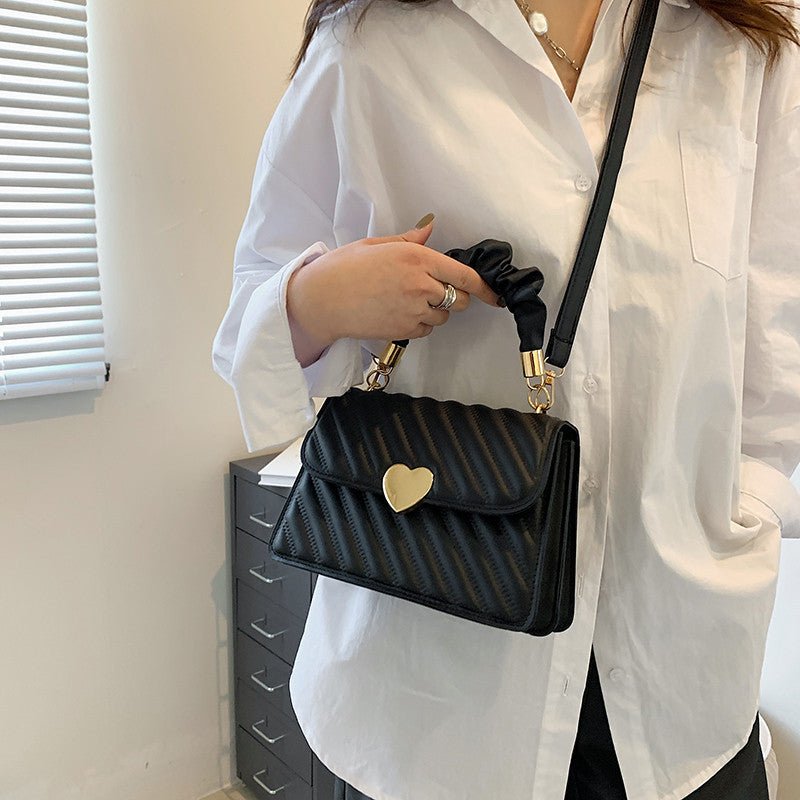 Ralo Love Metal Charm Chain Shoulder Bag - RALO COLLECTION STUDIO