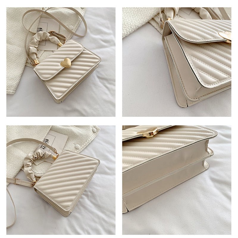 Ralo Love Metal Charm Chain Shoulder Bag - RALO COLLECTION STUDIO