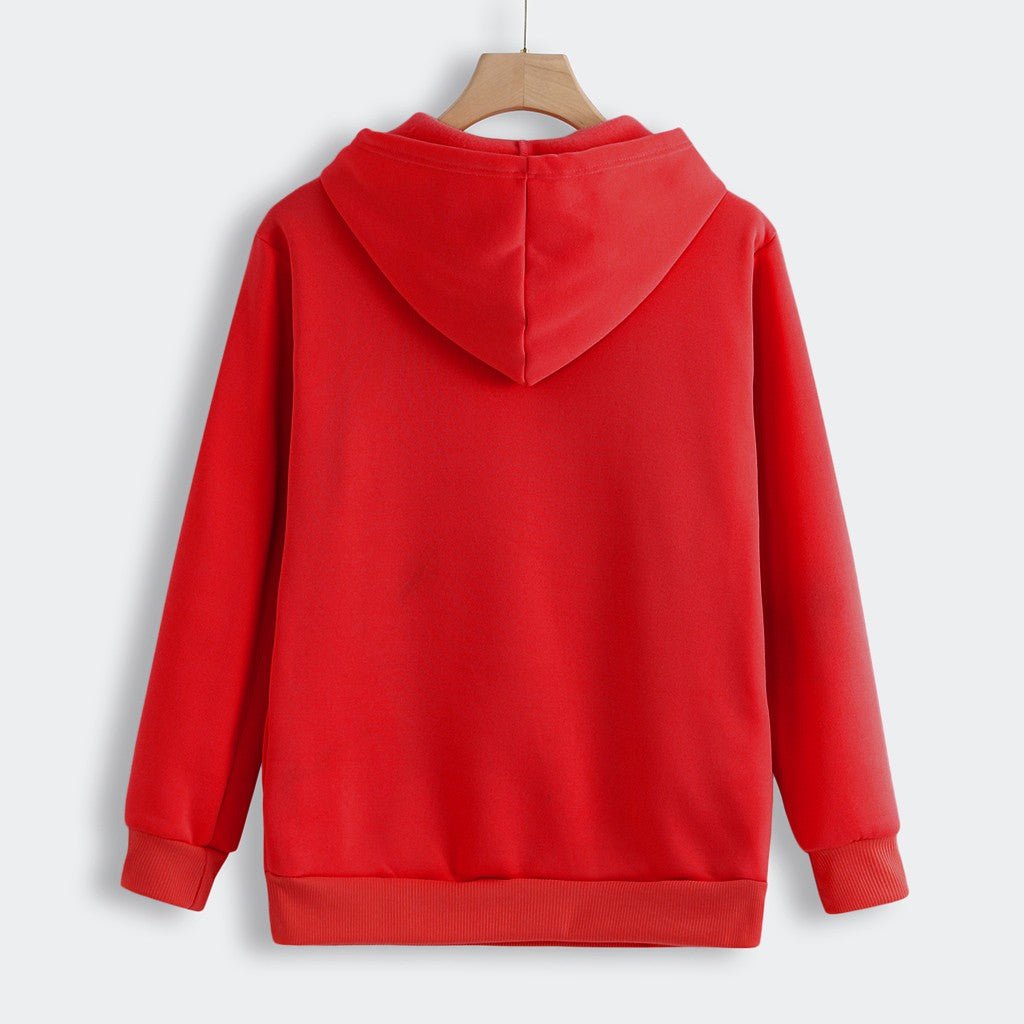 Women Hoodie Sweatshirt With Cat Pet Pocket Design Long Sleeve Sweater Cat Outfit - RALO COLLECTION STUDIO
