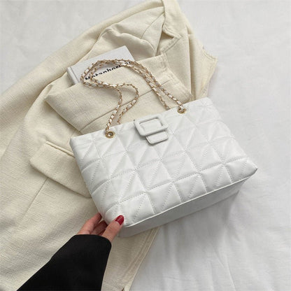 Ralo Diamond Luxe Quilted Chain Shoulder Bag - RALO COLLECTION STUDIO