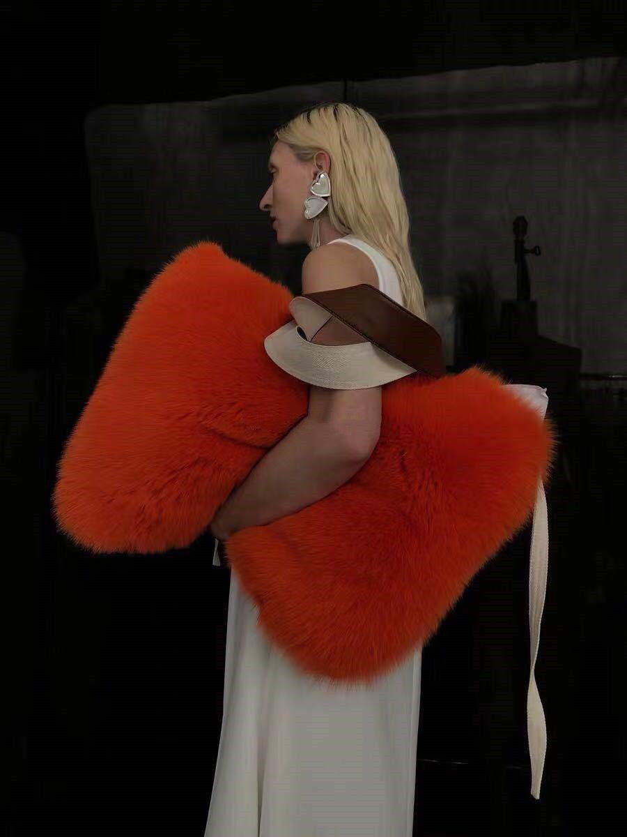 Ralo Luxe Plush Fur Shoulder Bag for Women - RALO COLLECTION STUDIO
