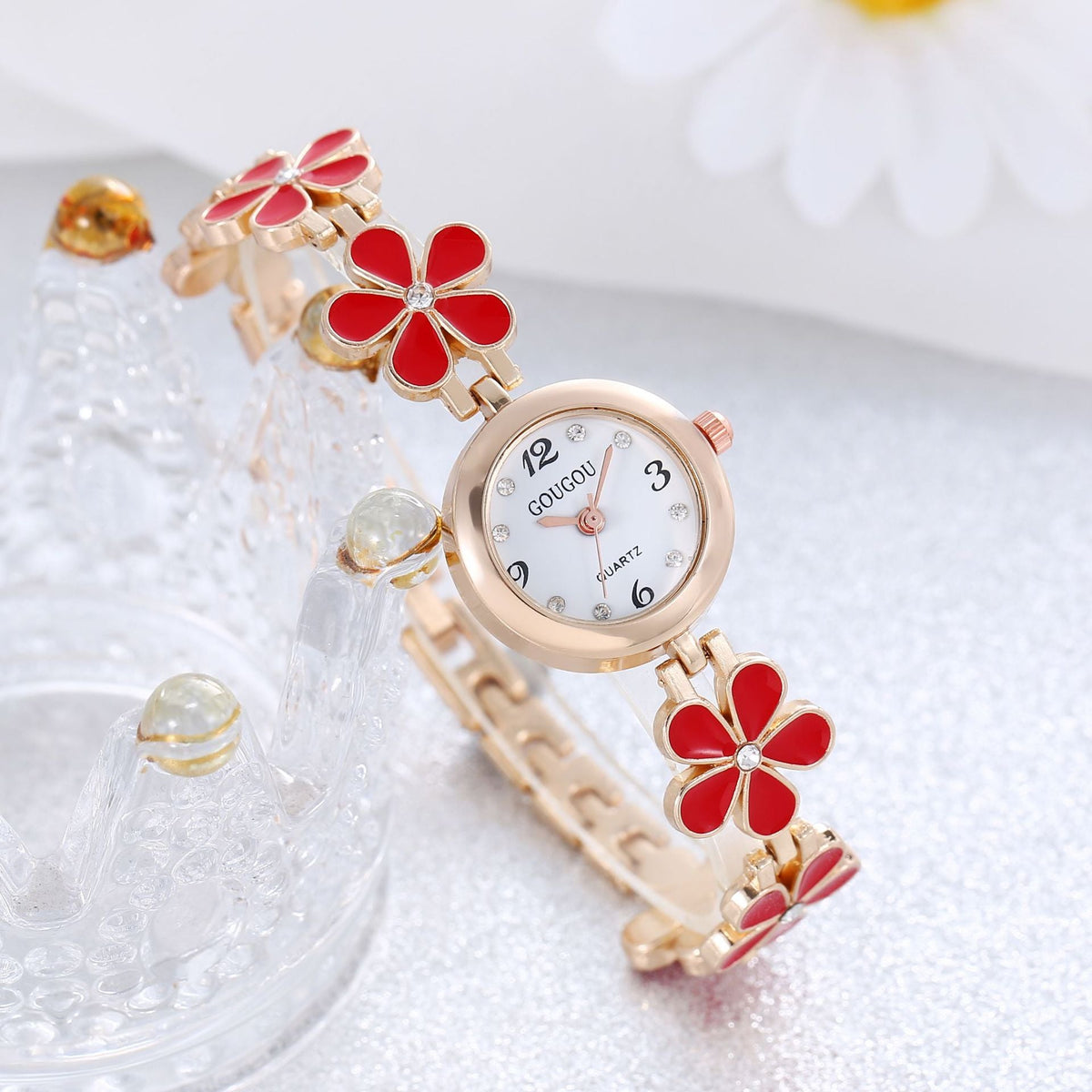 Women's Bracelet Watch Flower Disk Two-piece Bracelet Set - RALO COLLECTION STUDIO
