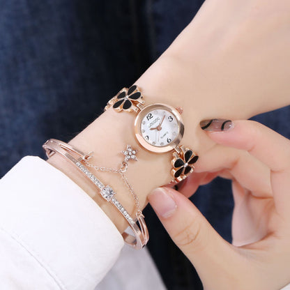 Women's Bracelet Watch Flower Disk Two-piece Bracelet Set - RALO COLLECTION STUDIO