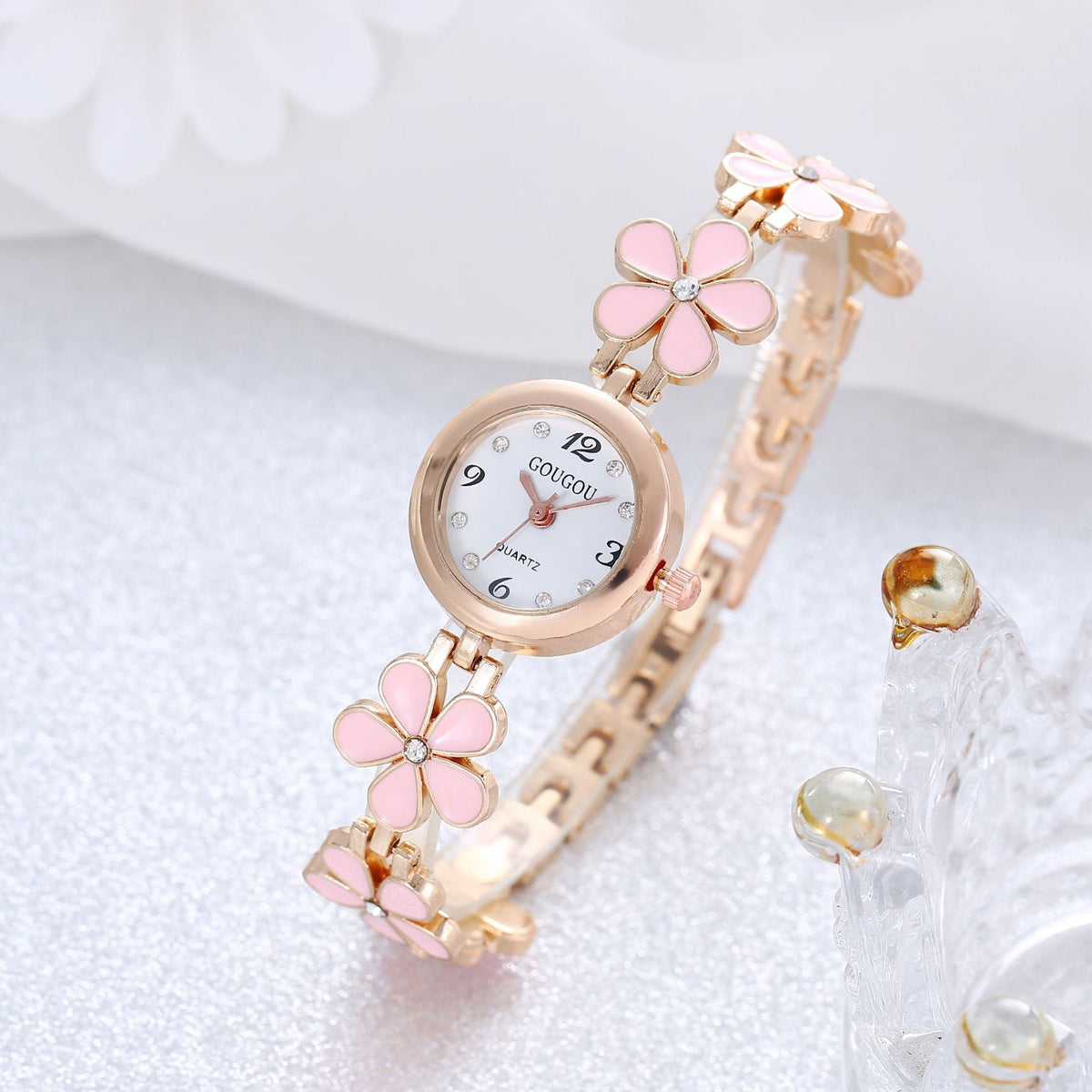 Women's Bracelet Watch Flower Disk Two-piece Bracelet Set - RALO COLLECTION STUDIO