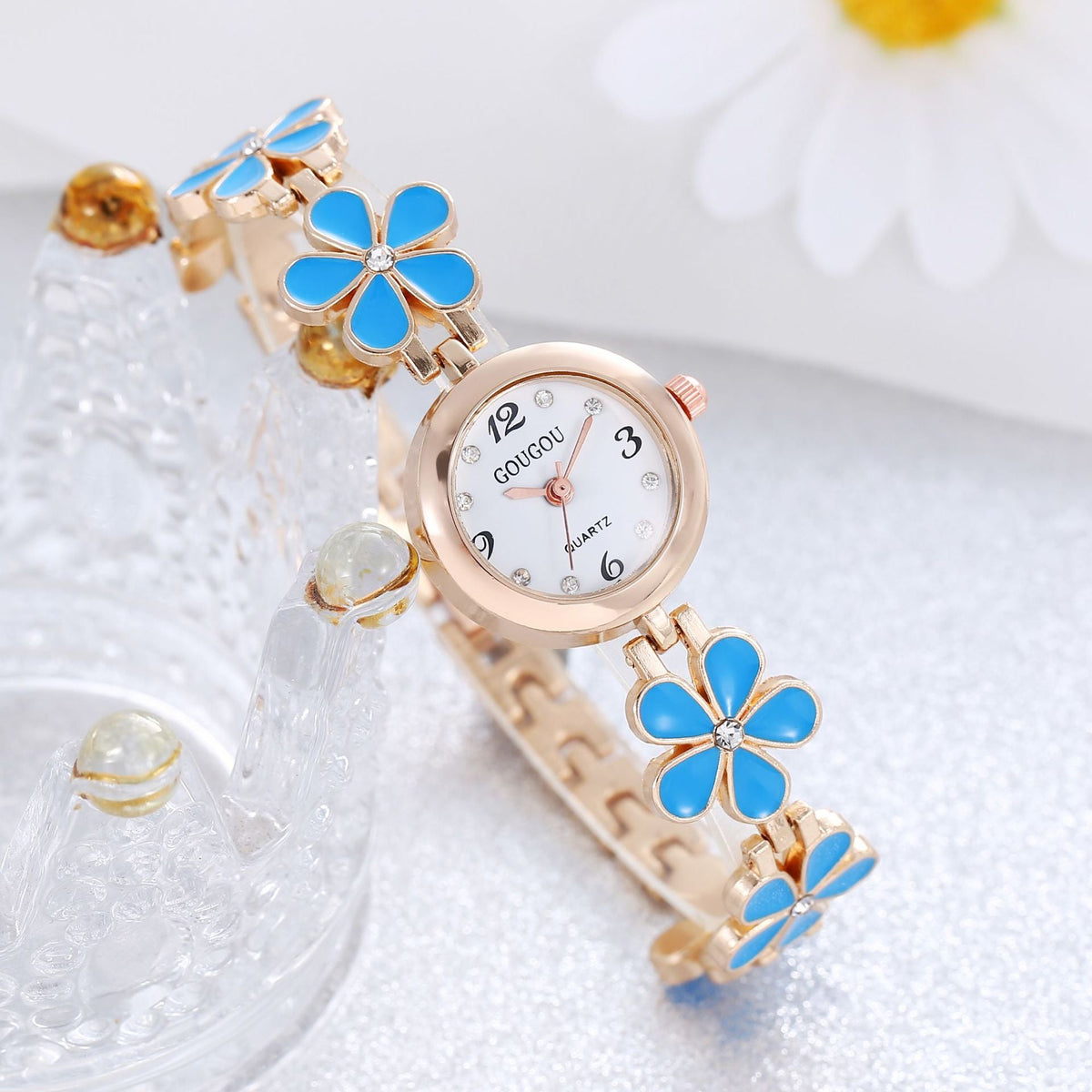 Women's Bracelet Watch Flower Disk Two-piece Bracelet Set - RALO COLLECTION STUDIO