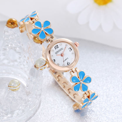 Women's Bracelet Watch Flower Disk Two-piece Bracelet Set - RALO COLLECTION STUDIO