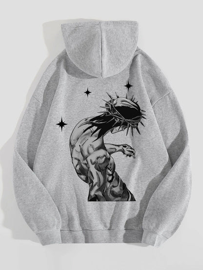 Women's Fashion Casual Letter Jesus Print Hoodie - RALO COLLECTION STUDIO