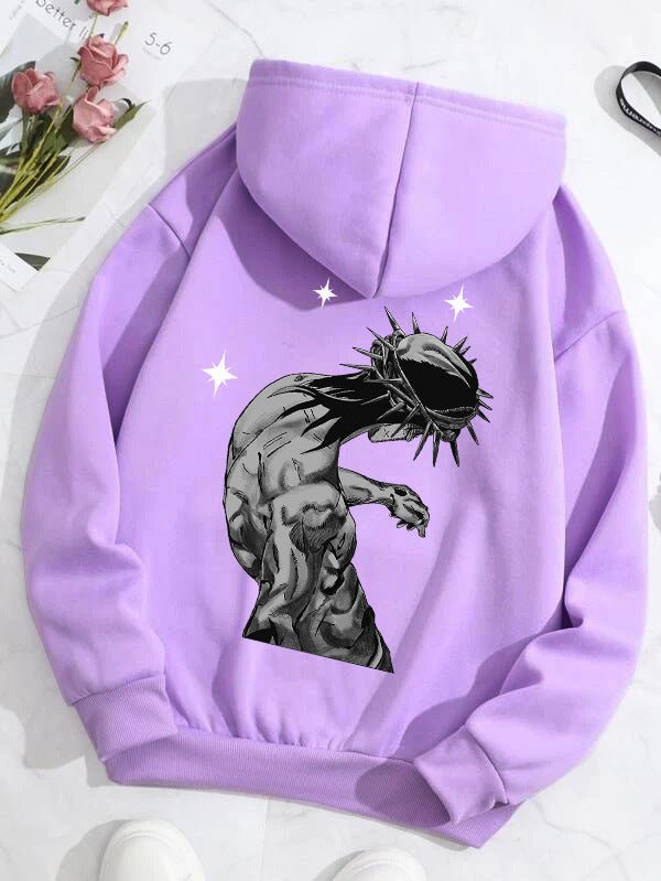 Women's Fashion Casual Letter Jesus Print Hoodie - RALO COLLECTION STUDIO