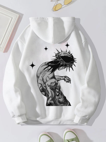 Women's Fashion Casual Letter Jesus Print Hoodie - RALO COLLECTION STUDIO