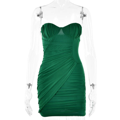 Women's Fashion Off-neck Tube Top Dress - RALO COLLECTION STUDIO