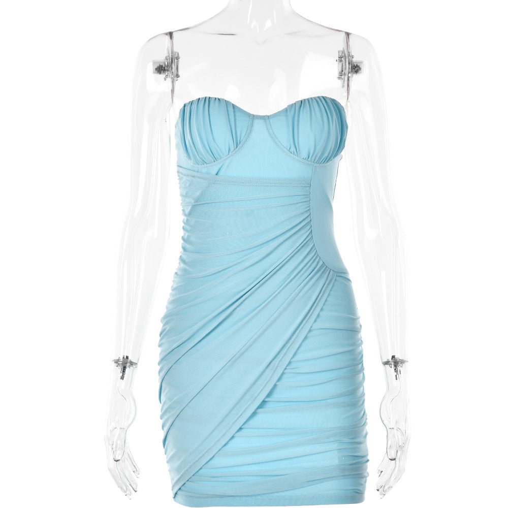 Women's Fashion Off-neck Tube Top Dress - RALO COLLECTION STUDIO