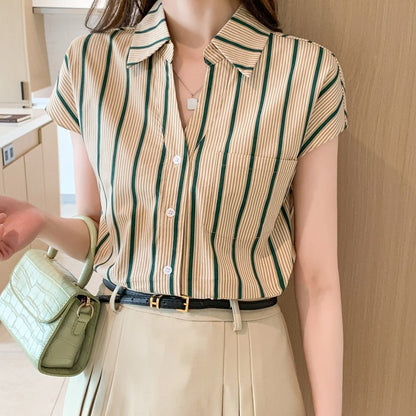 Women's Lapel Cardigan Shirt Bottoming Shirt - RALO COLLECTION STUDIO