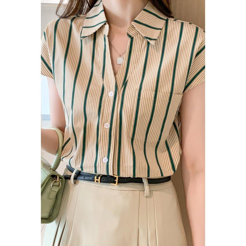 Women's Lapel Cardigan Shirt Bottoming Shirt - RALO COLLECTION STUDIO