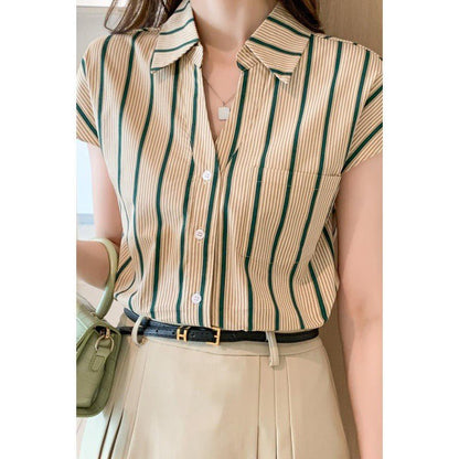 Women's Lapel Cardigan Shirt Bottoming Shirt - RALO COLLECTION STUDIO