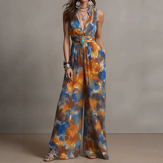 RALLO Women’s Fashion Waist-Cinching Jumpsuit - RALO COLLECTION STUDIO