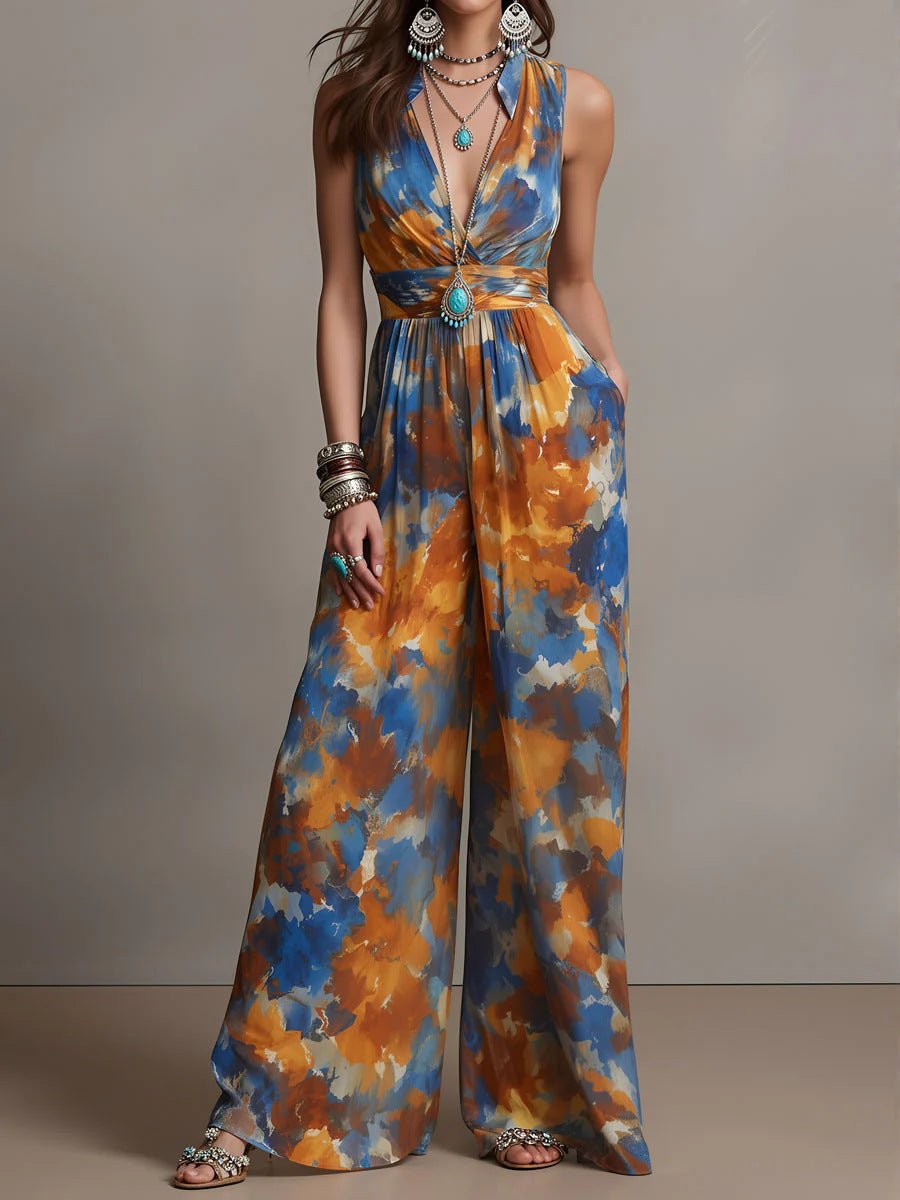 RALLO Women’s Fashion Waist-Cinching Jumpsuit - RALO COLLECTION STUDIO