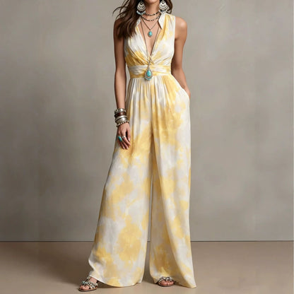 RALLO Women’s Fashion Waist-Cinching Jumpsuit - RALO COLLECTION STUDIO